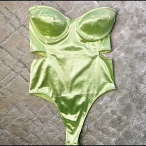 Urban Outfitters Satin Bodysuit
